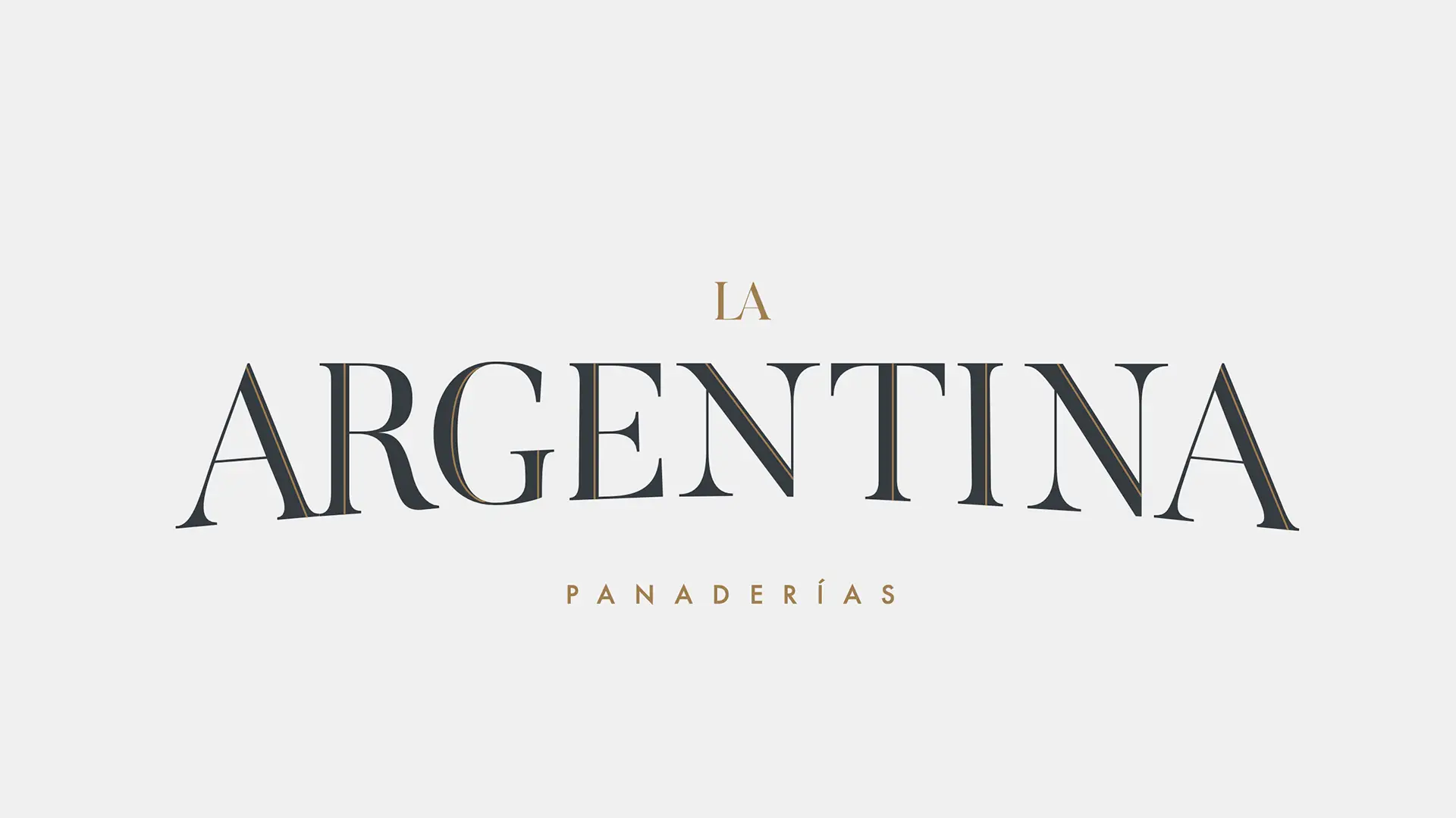 La Argentina Panaderías — wordmark design by Upa Estudio