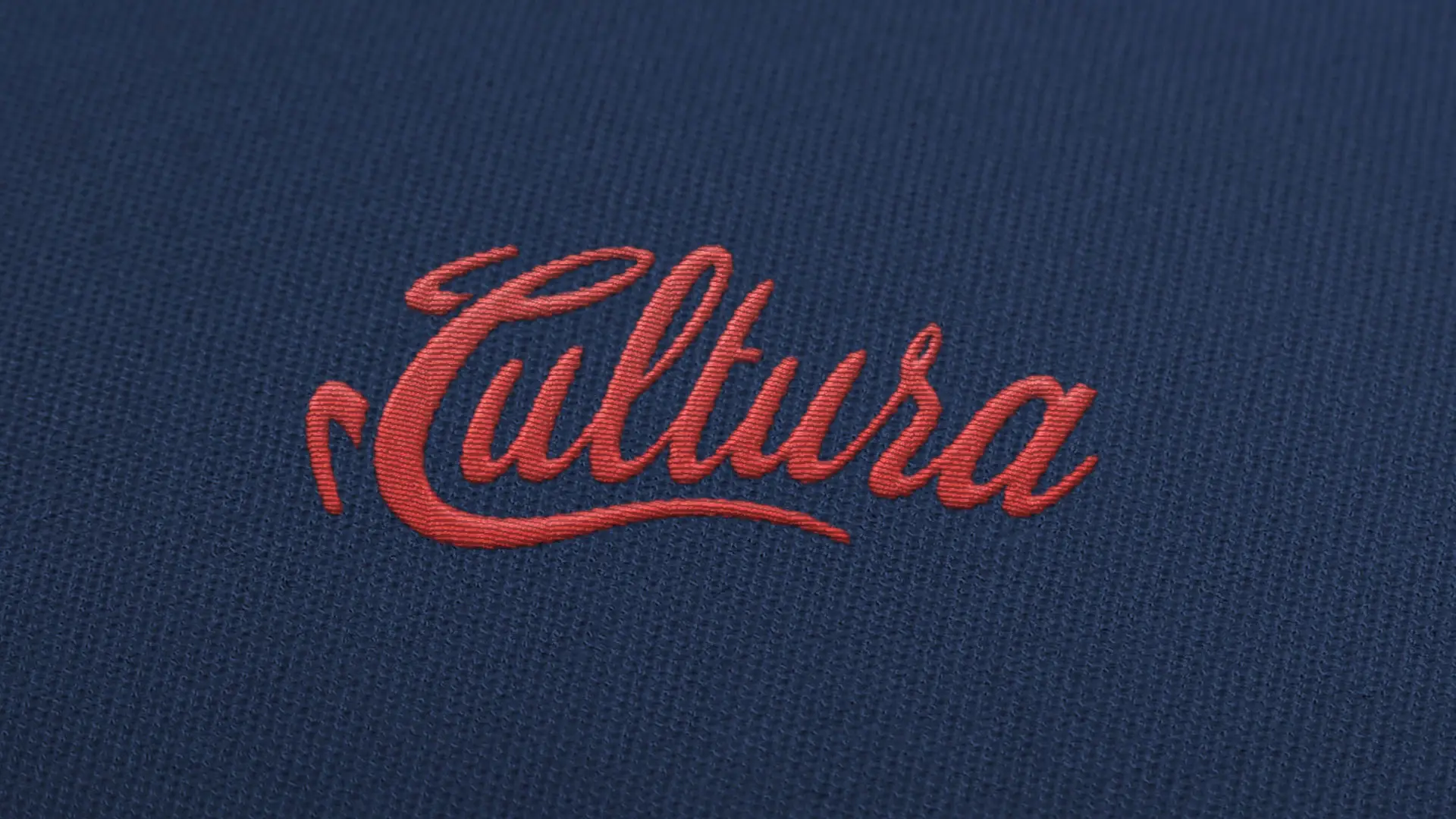 Cultura — custom brand lettering