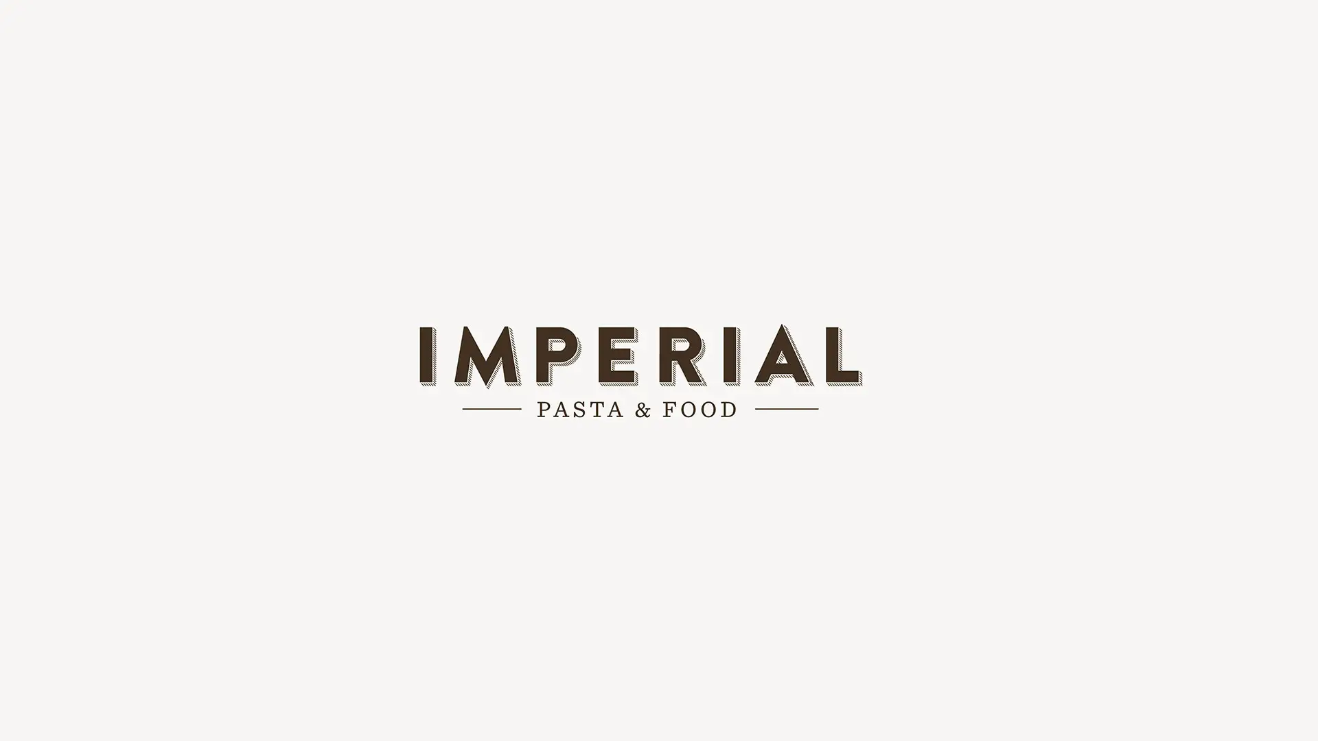 Imperial Pasta & Food — logo design