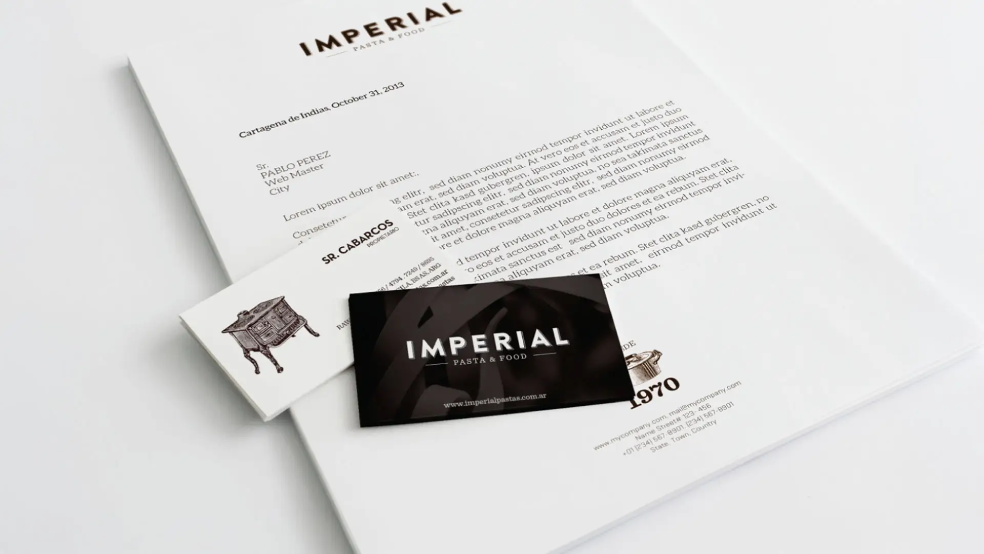 Imperial — stationery system
