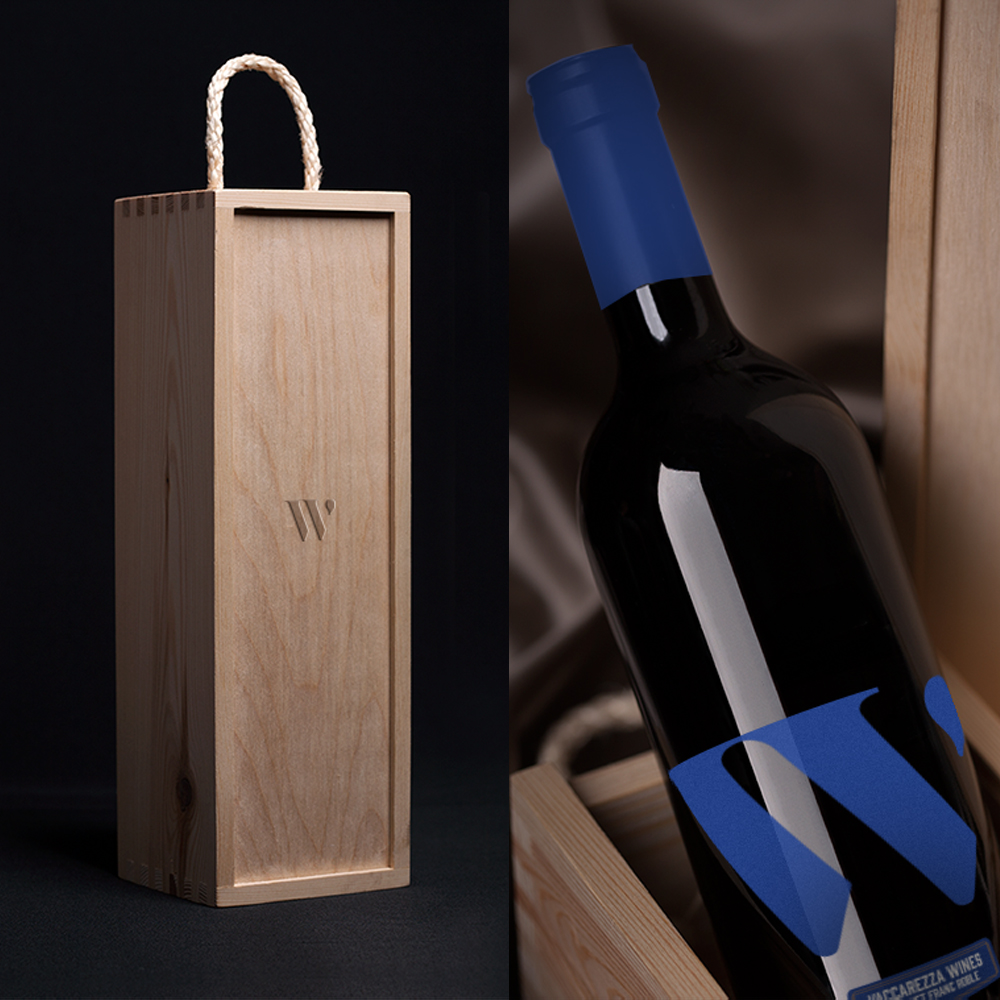 Vaccarezza Wines packaging detail